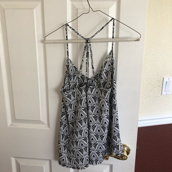 Strappy Geometric Print Abercrombie Tank - Picture 3 of 4